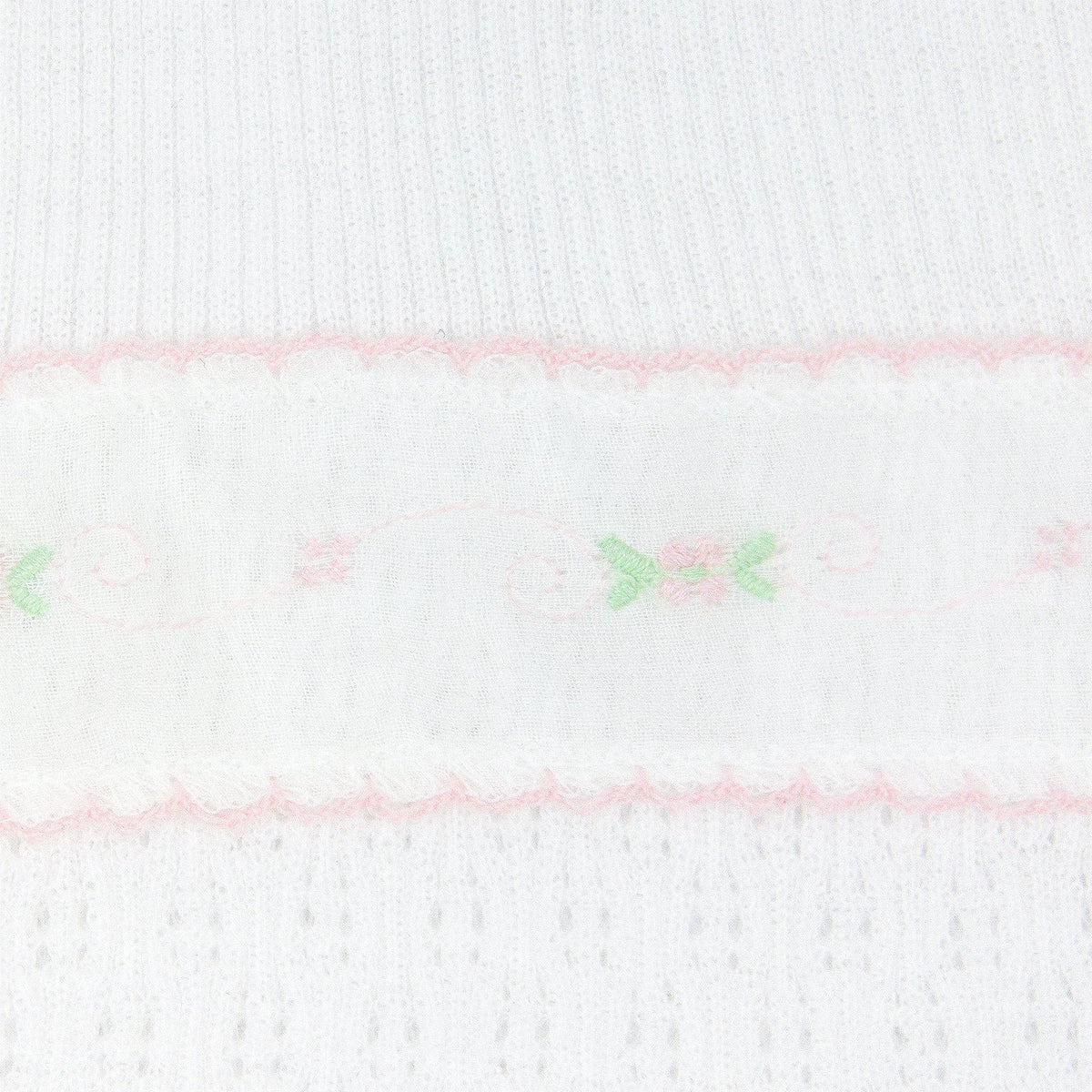 Paty Knit Converter with Swiss Floral Trim